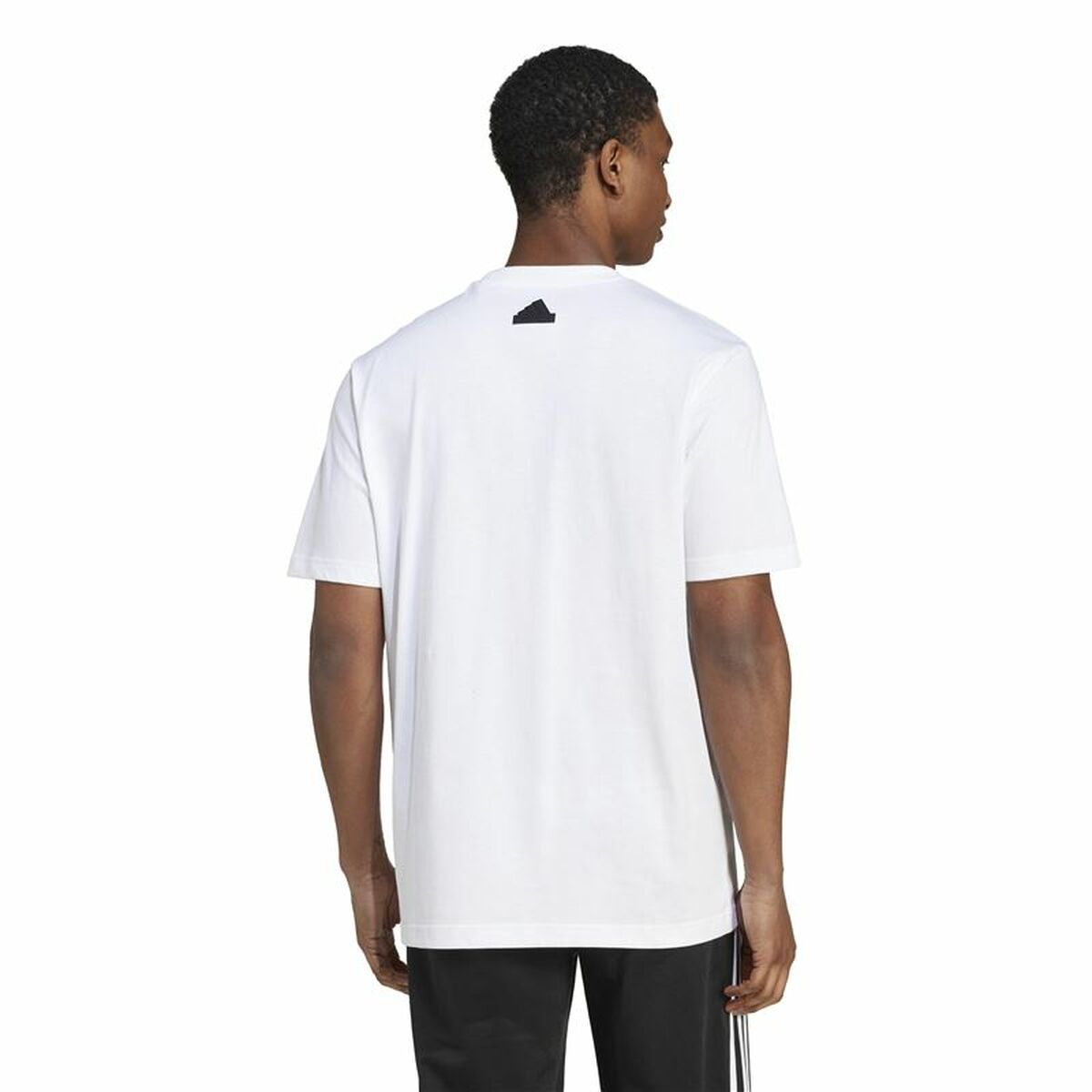 T-shirt med kortärm Herr Adidas House Of Tiro Summer Linear Graphic Vit - 3