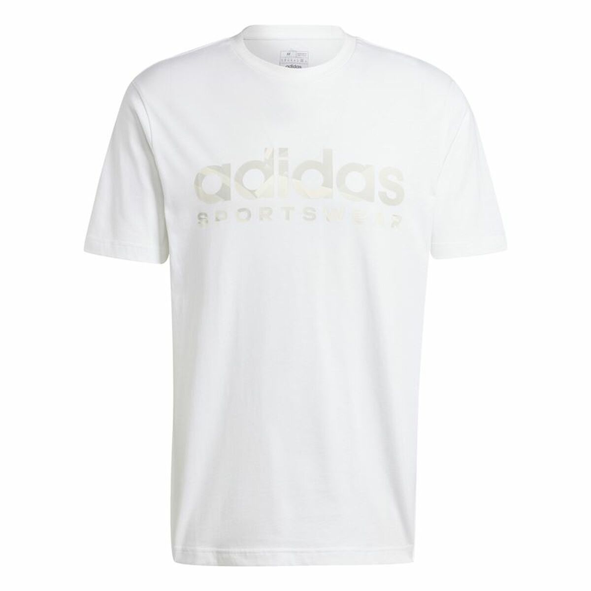 T-shirt med kortärm Herr Adidas House Of Tiro Summer Linear Graphic Vit