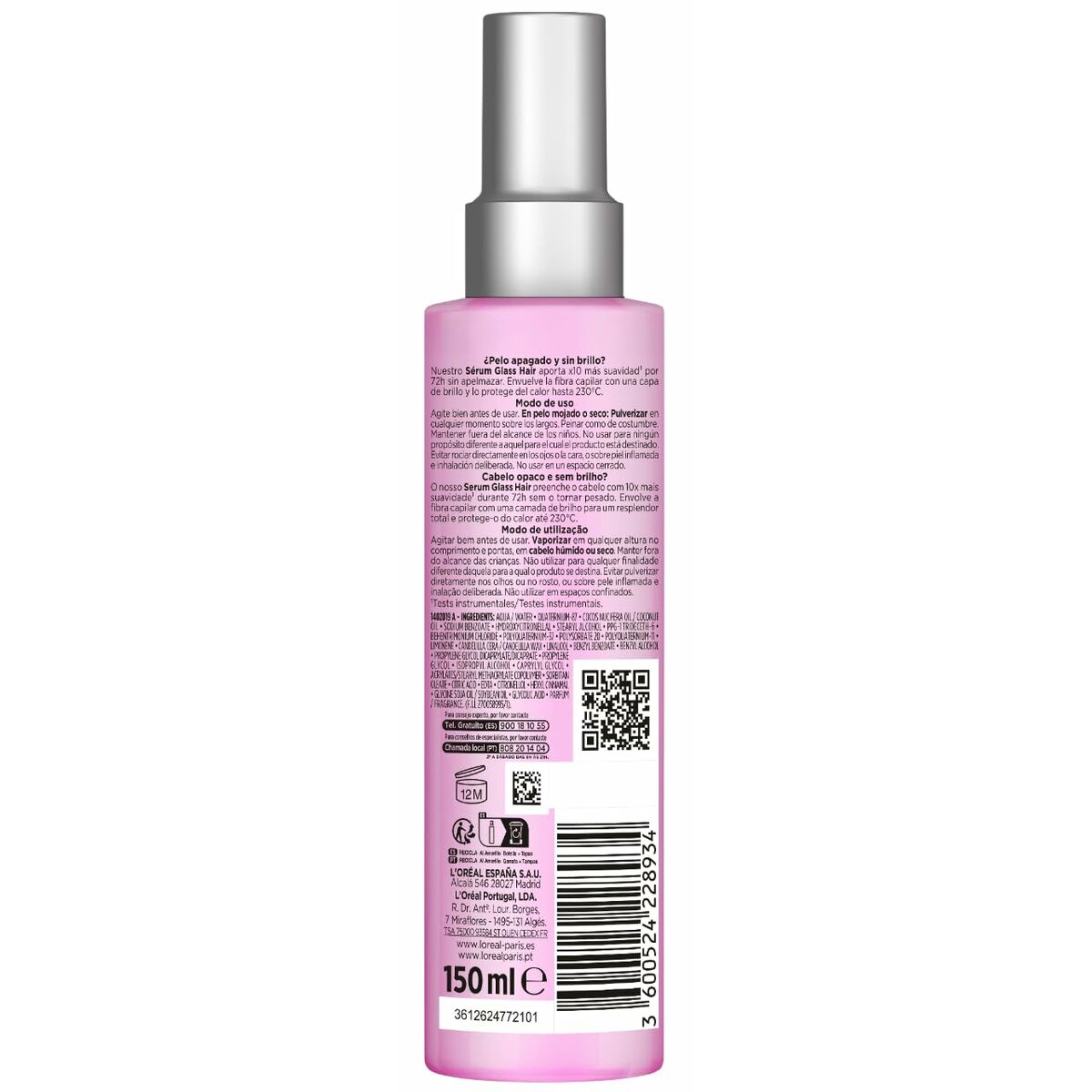 Kosttillskott L'Oreal Make Up ELVIVE 150 ml - 3