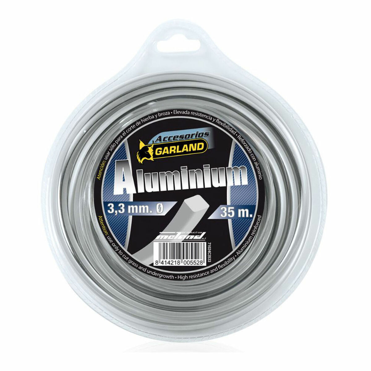 Tråd till trimmer Garland C 71024C3533 Aluminium 35 m 3,3 mm