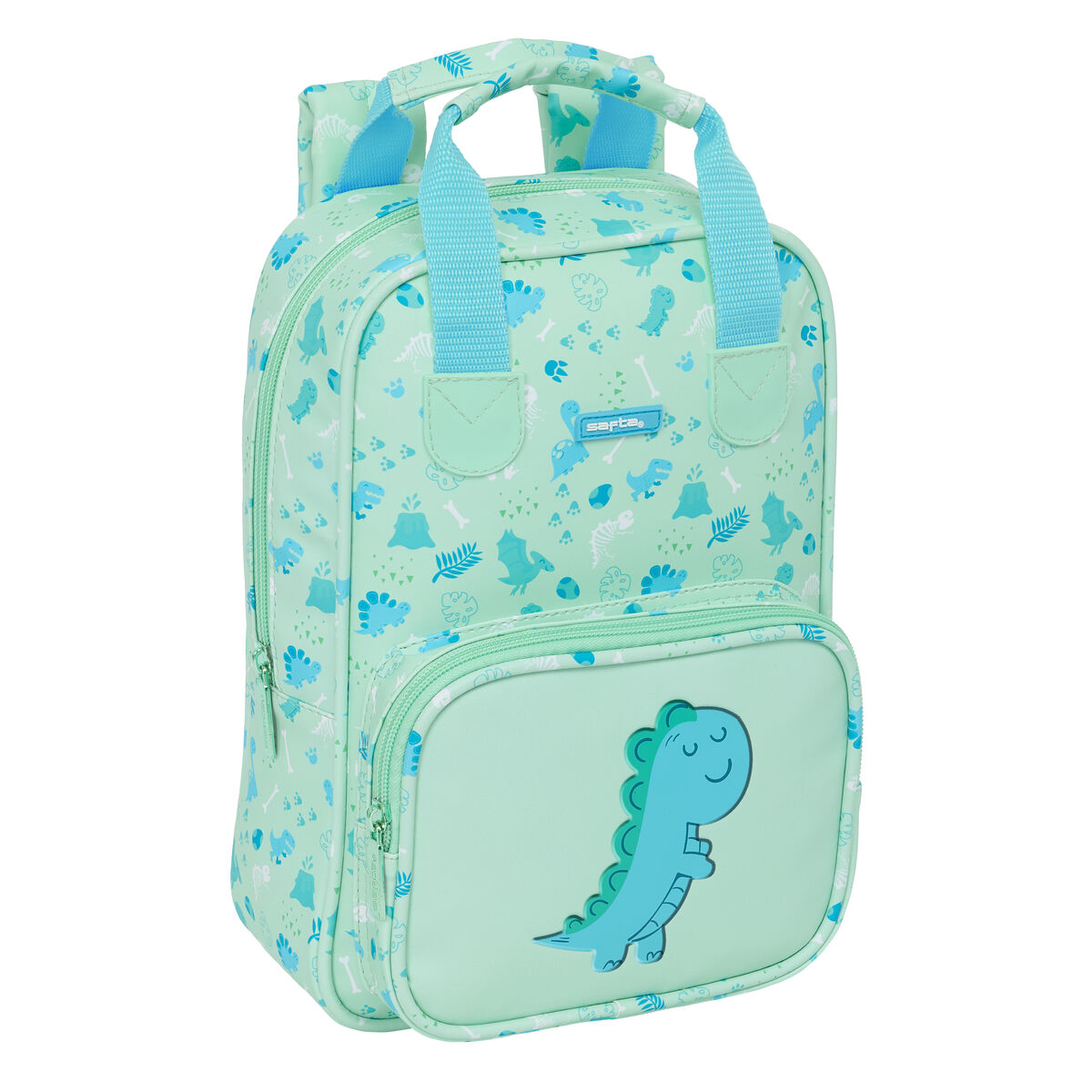 Barnryggsäck Safta Dino Grön 20 x 28 x 8 cm