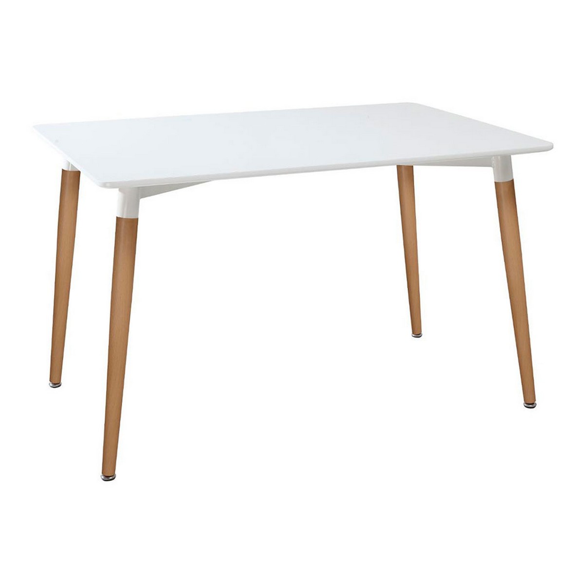 Matsalsbord Atmosphera Roka bokträ Vit (150 x 80 x 74 cm) - 4
