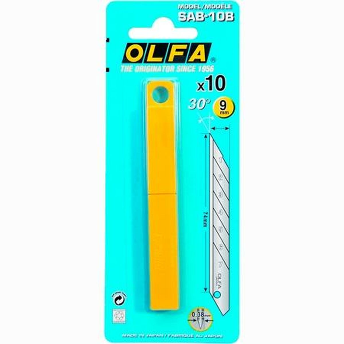 Skärblad Olfa 9 mm 10 Delar 6 antal - 2