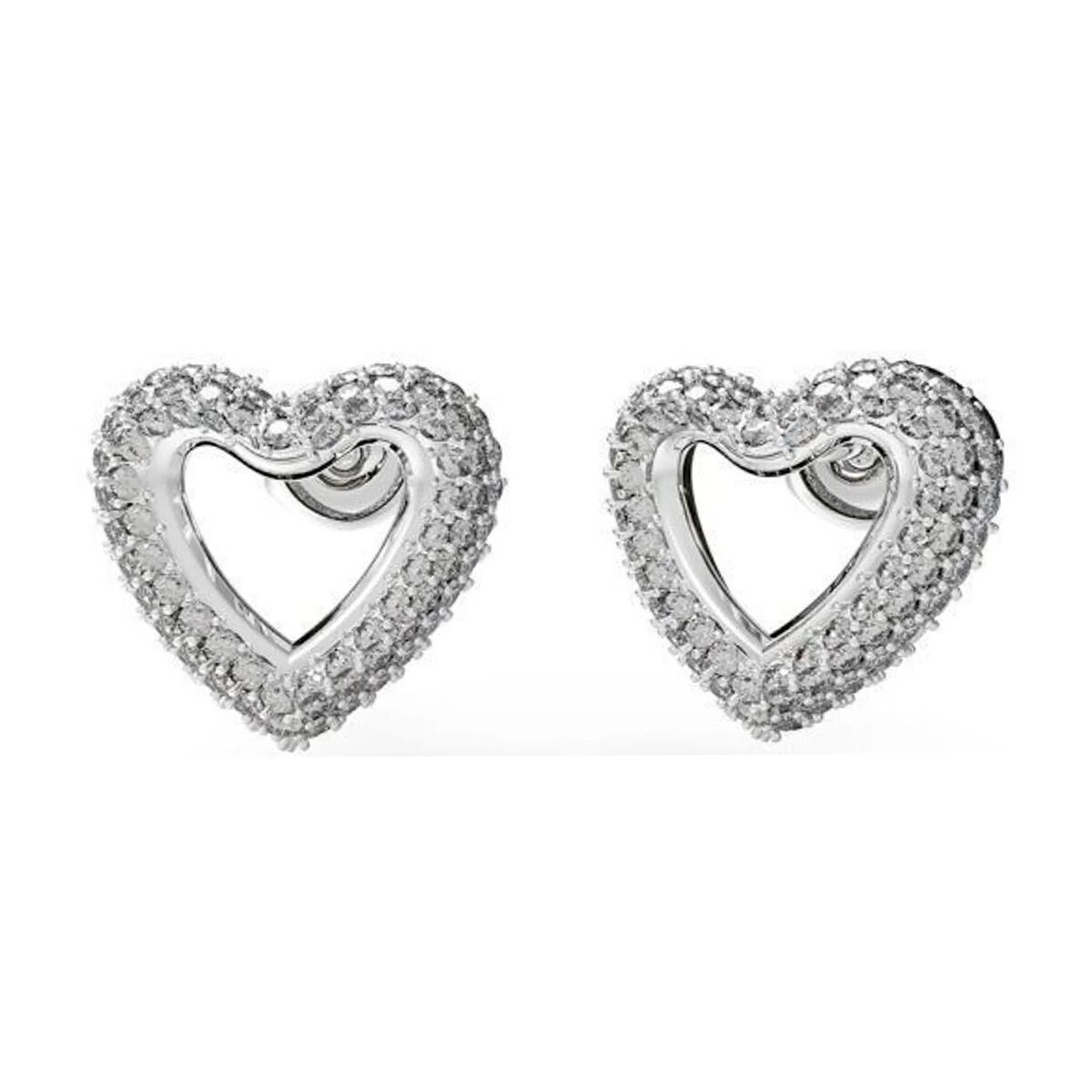 Dam örhängen Guess JUBE05028JWRHT-U 1,5 cm Silvrig