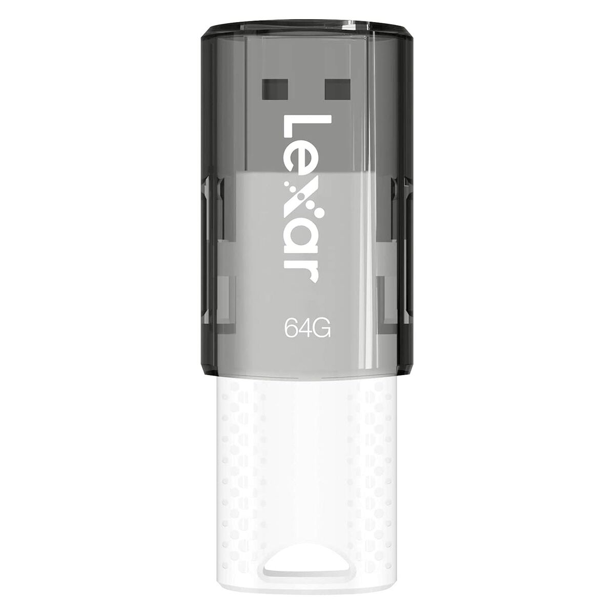 USB-minne Lexar JumpDrive® S60 Vit Svart 64 GB (1 antal) - 2