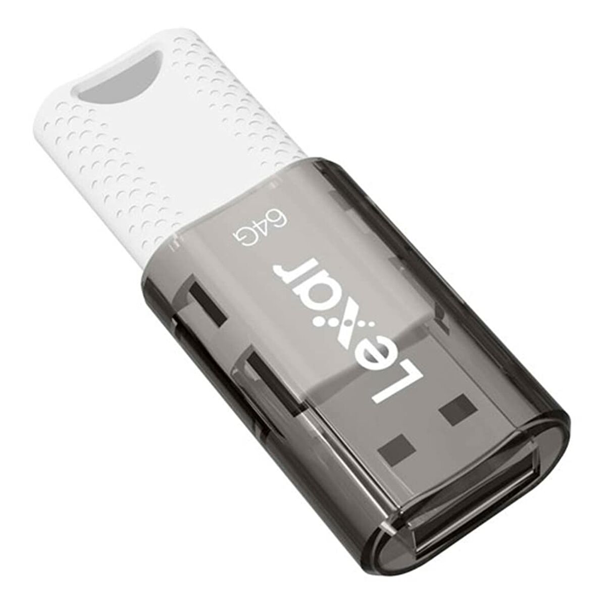 USB-minne Lexar JumpDrive® S60 Vit Svart 64 GB (1 antal) - 4