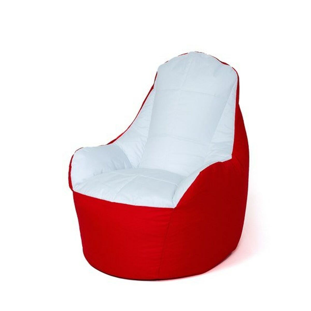 Puff GO GIFT Vit Röd Oxford tejido antidesgarros
