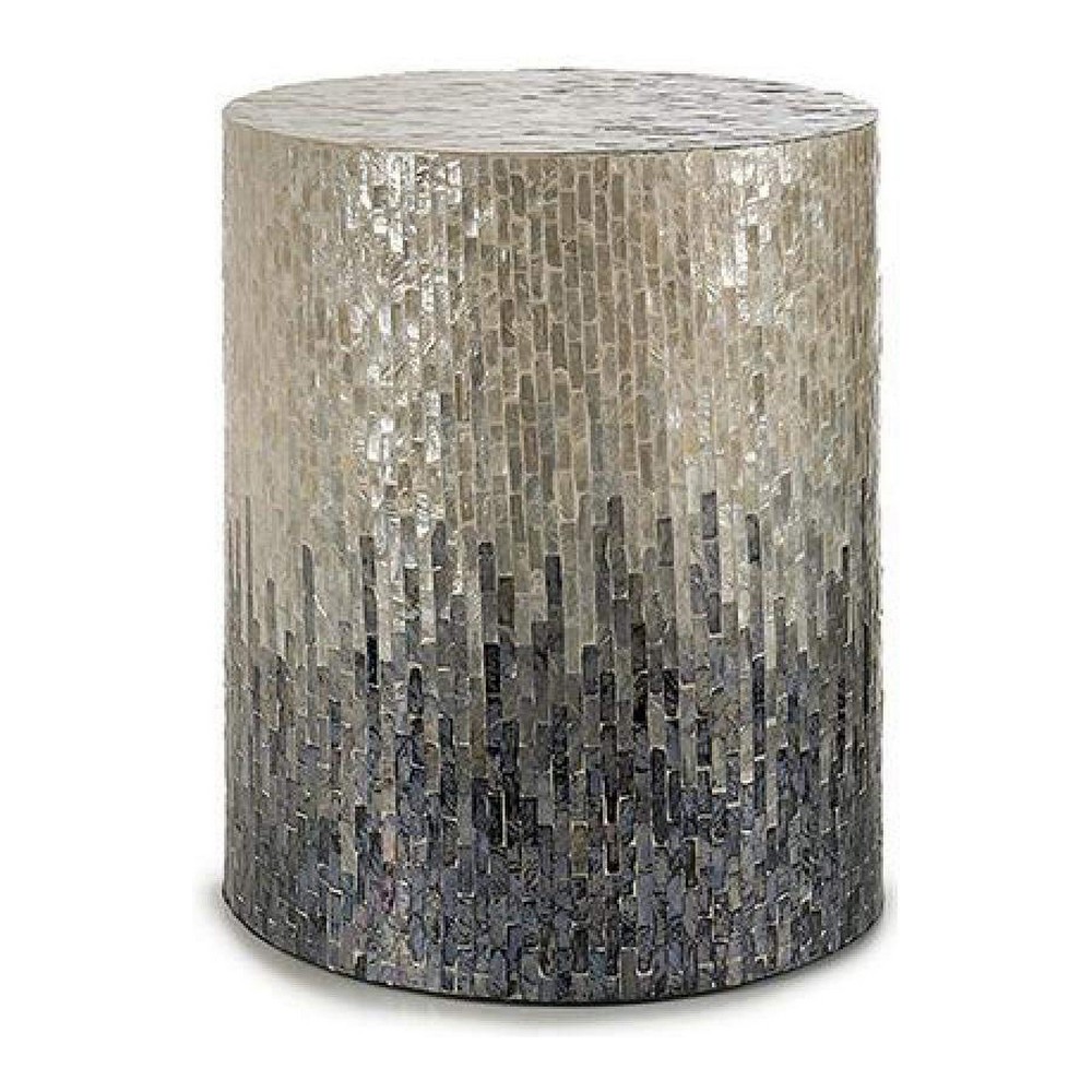 Sittpall Gift Decor BIG-S3603675 Grå Pärlemor spånskiva 40 x 45,5 x 40 cm