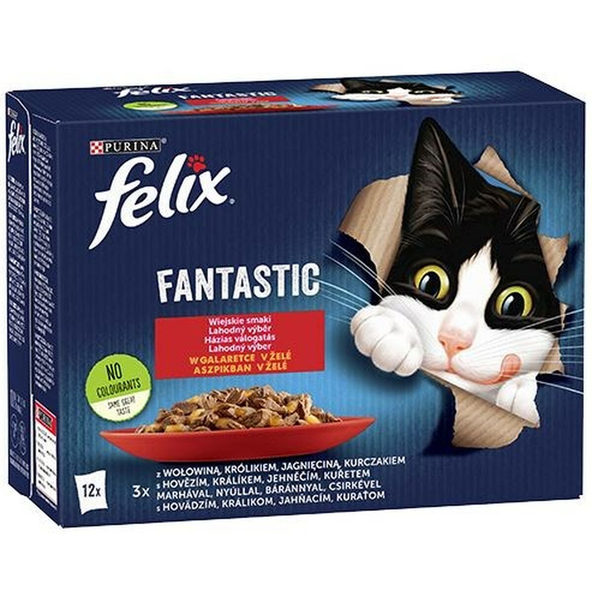 Kattmat Purina                                 Kyckling Kalvkött Lamm Kanin 12 x 85 g