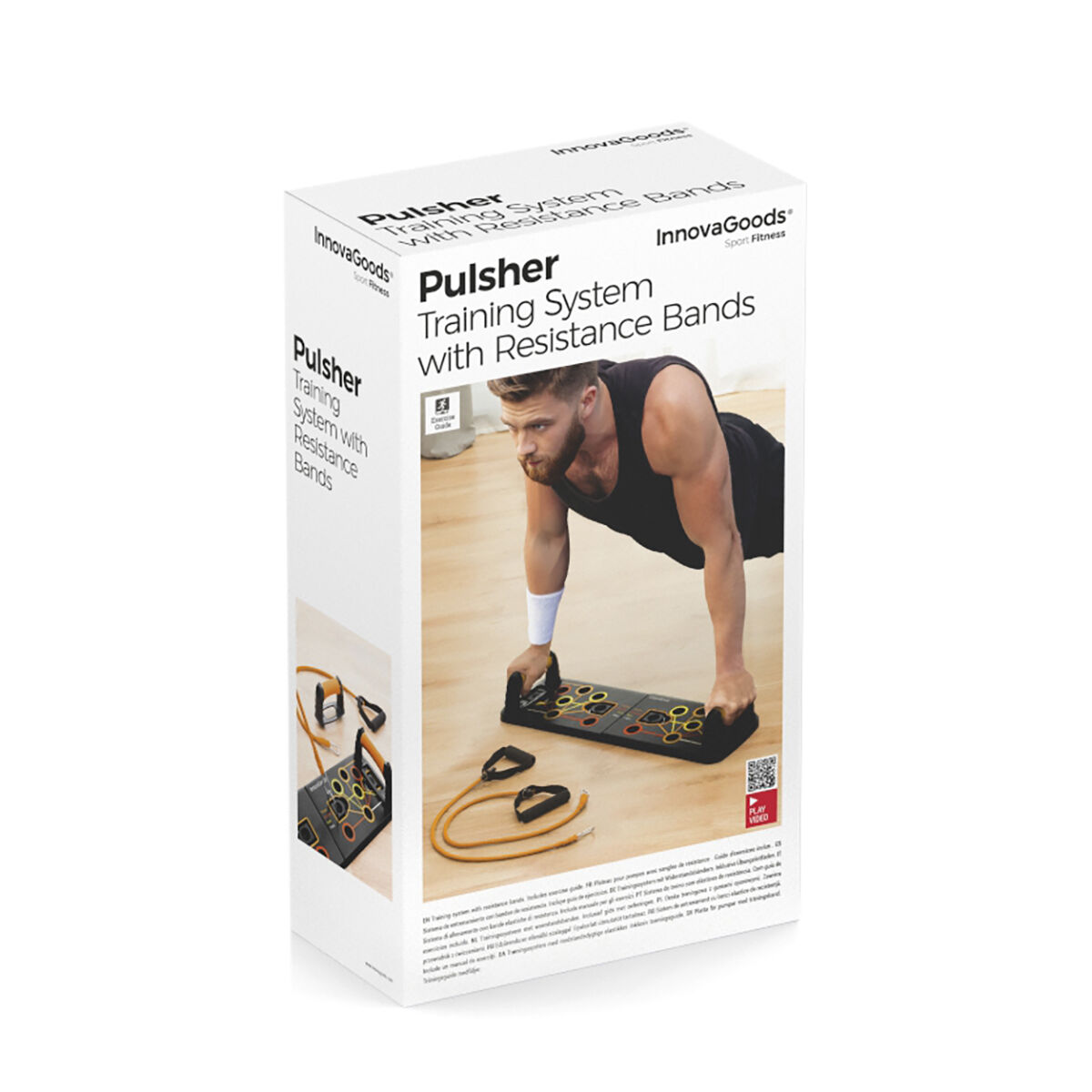 Upphävningsbräda med Motståndsband och Träningsguide Pulsher InnovaGoods - 18