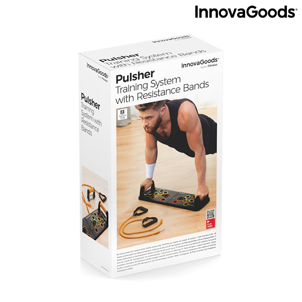 Upphävningsbräda med Motståndsband och Träningsguide Pulsher InnovaGoods - 2