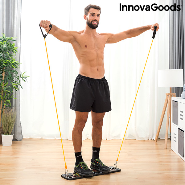 Upphävningsbräda med Motståndsband och Träningsguide Pulsher InnovaGoods - 8