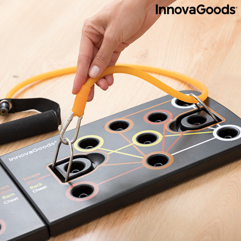 Upphävningsbräda med Motståndsband och Träningsguide Pulsher InnovaGoods - 13