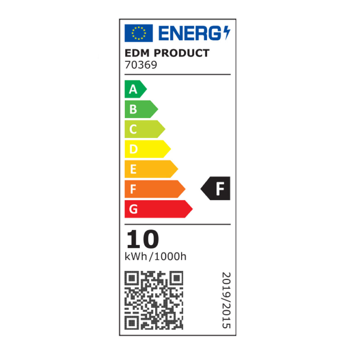 Floodlight/Projektorlampa EDM 70369 Vit F 10 W 800 lm 700 lm (6400 K) - 3