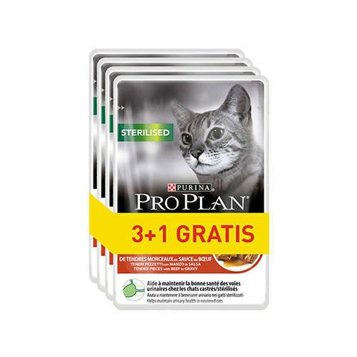 Kattmat Purina Pro Plan Sterilised Kalkon 4 x 85 g