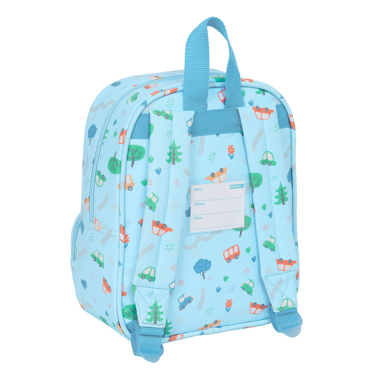 Barnryggsäck Safta Coches Blå 22 x 27 x 10 cm - 2