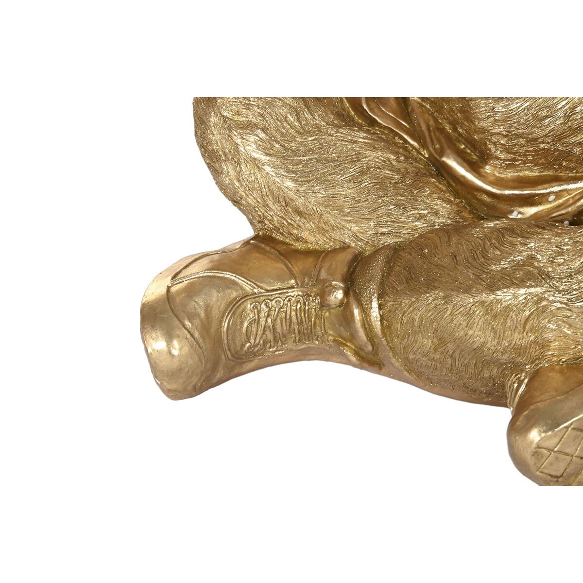 Prydnadsfigur Home ESPRIT Gyllene Gorilla 54 X 46 X 60,5 CM - 3