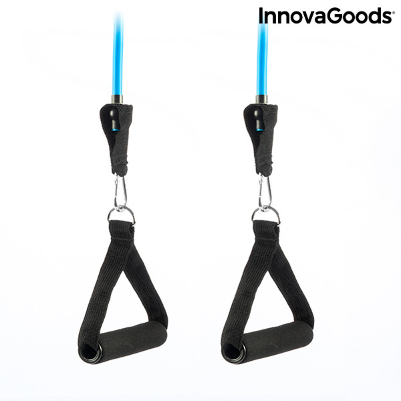 Set med motståndsband, tillbehör och träningsguide Rebainer InnovaGoods 5 antal - 11