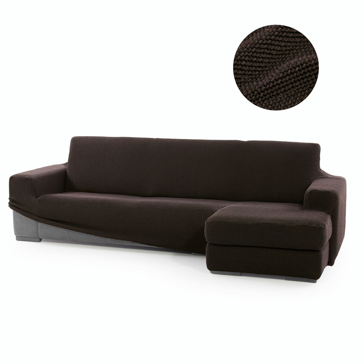 Chaise longue-omslag med kort högerarm Sofaskins NIAGARA 210 - 340 cm - 7