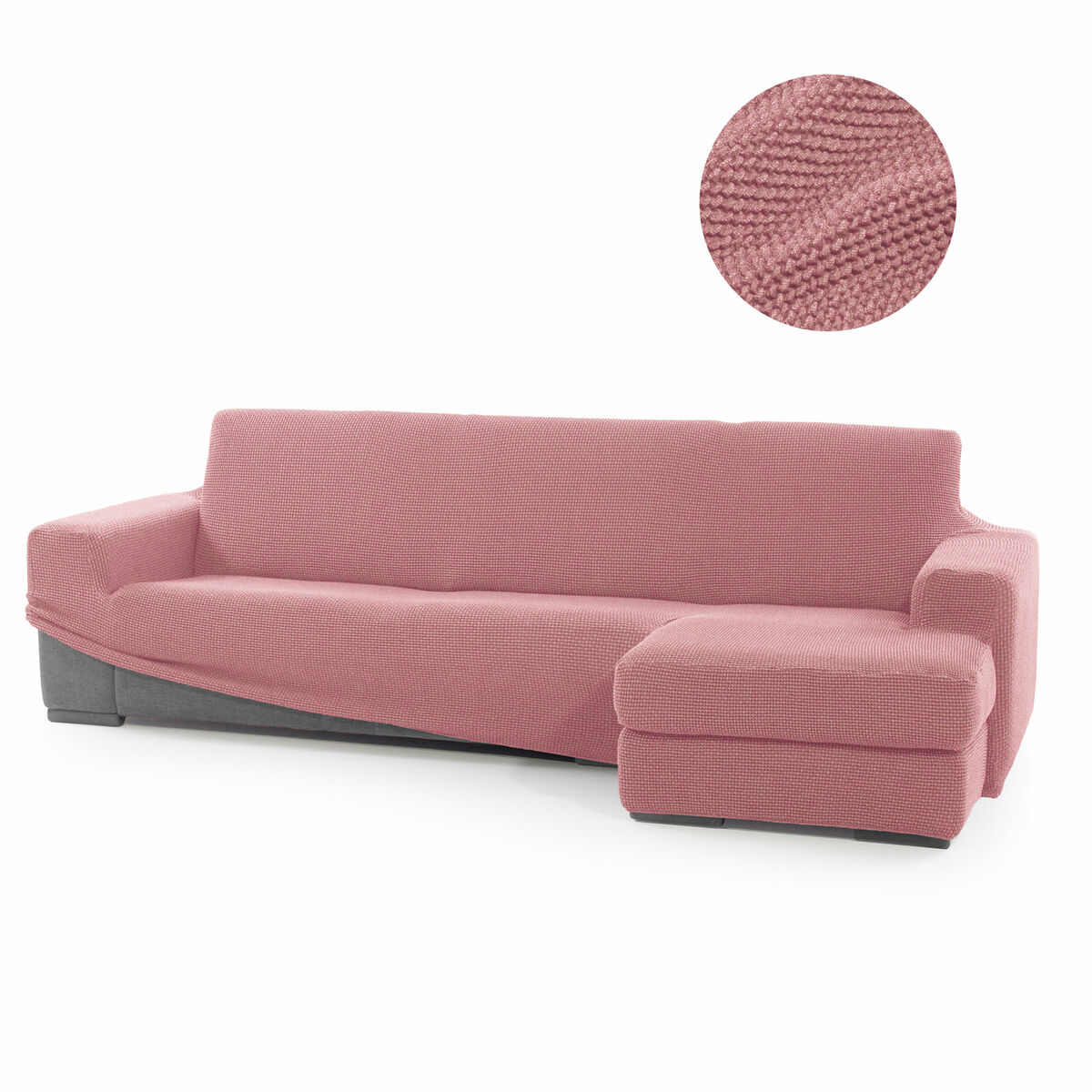 Chaise longue-omslag med kort högerarm Sofaskins NIAGARA 210 - 340 cm - 3