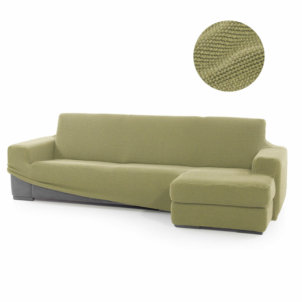 Chaise longue-omslag med kort högerarm Sofaskins NIAGARA 210 - 340 cm - 5