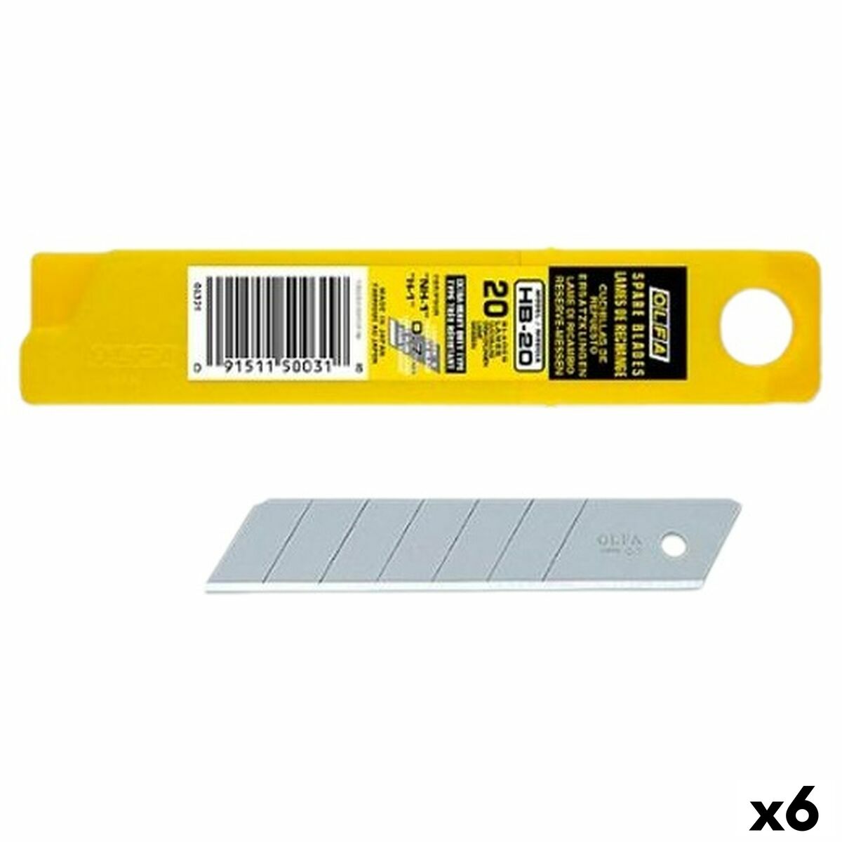 Skärblad Olfa 10 x 2,5 cm (6 antal)