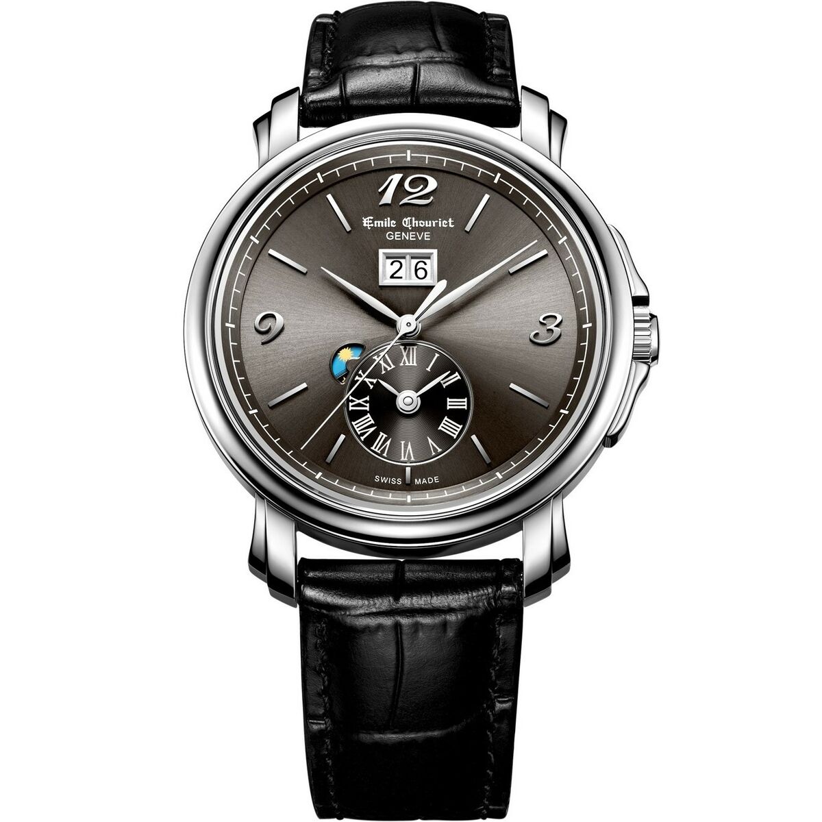 Herrklocka Emile Chouriet 081168G396826 (Ø 39 mm)