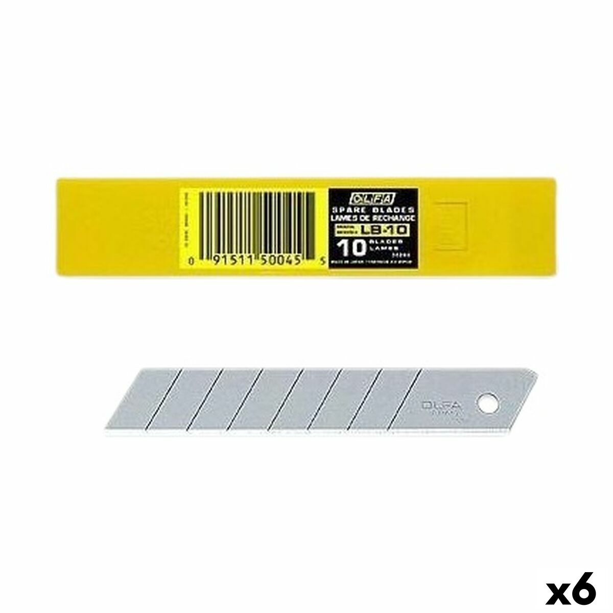 Skärblad Olfa 10 x 1,8 cm (6 antal)