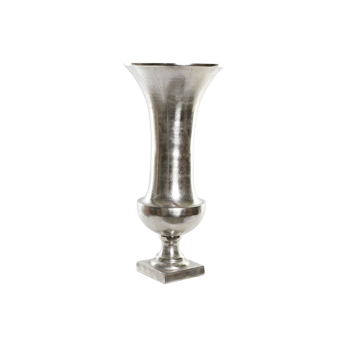Vas Home ESPRIT Silvrig Aluminium Modern Vinglas 28,5 X 28,5 X 61,5 cm