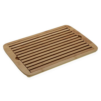 Skärbräda Versa 24,5 x 1,7 x 37,5 cm Stål Bambu