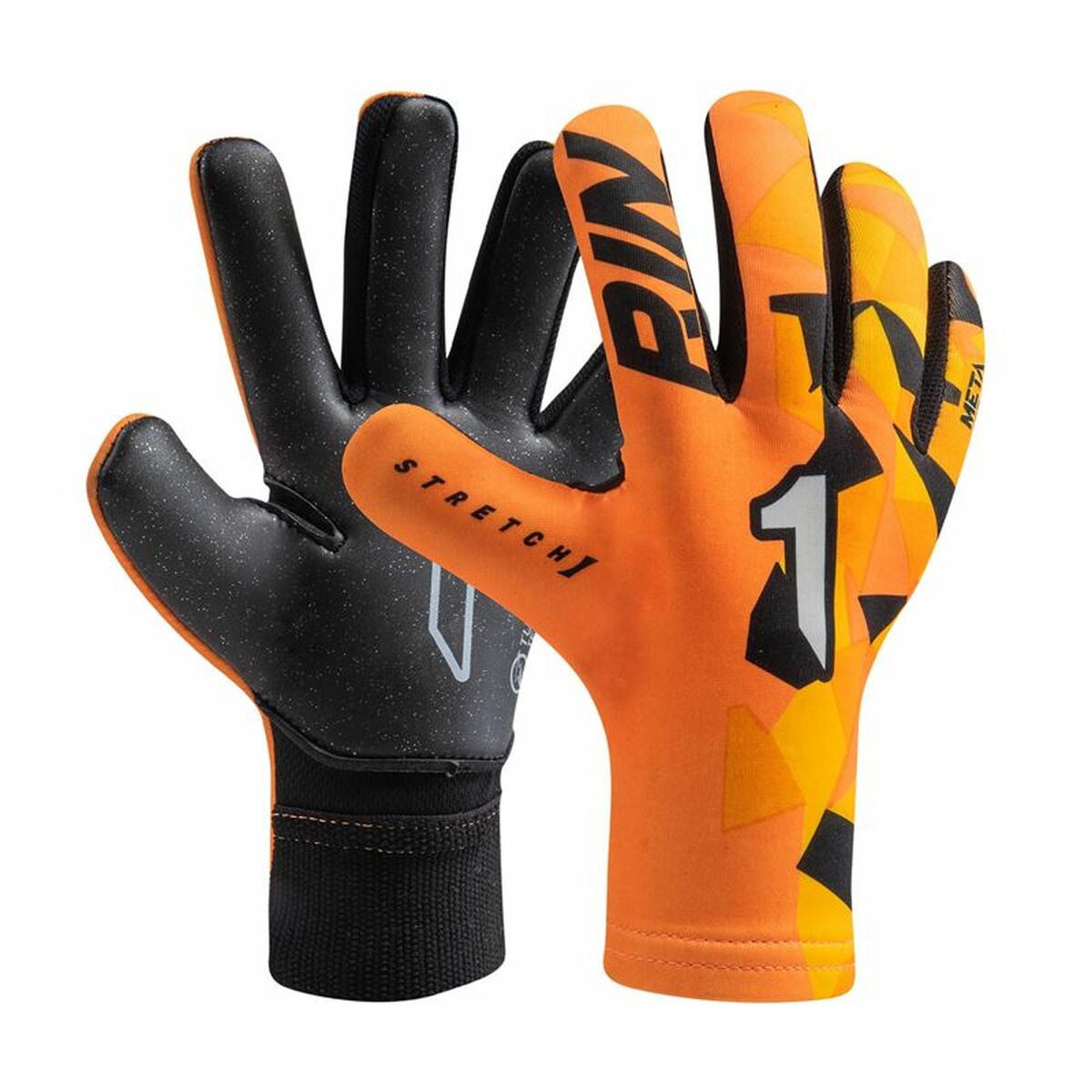 Målvaktshandskar för barn Rinat Meta Tactik Gk As Mörk Orange - 6