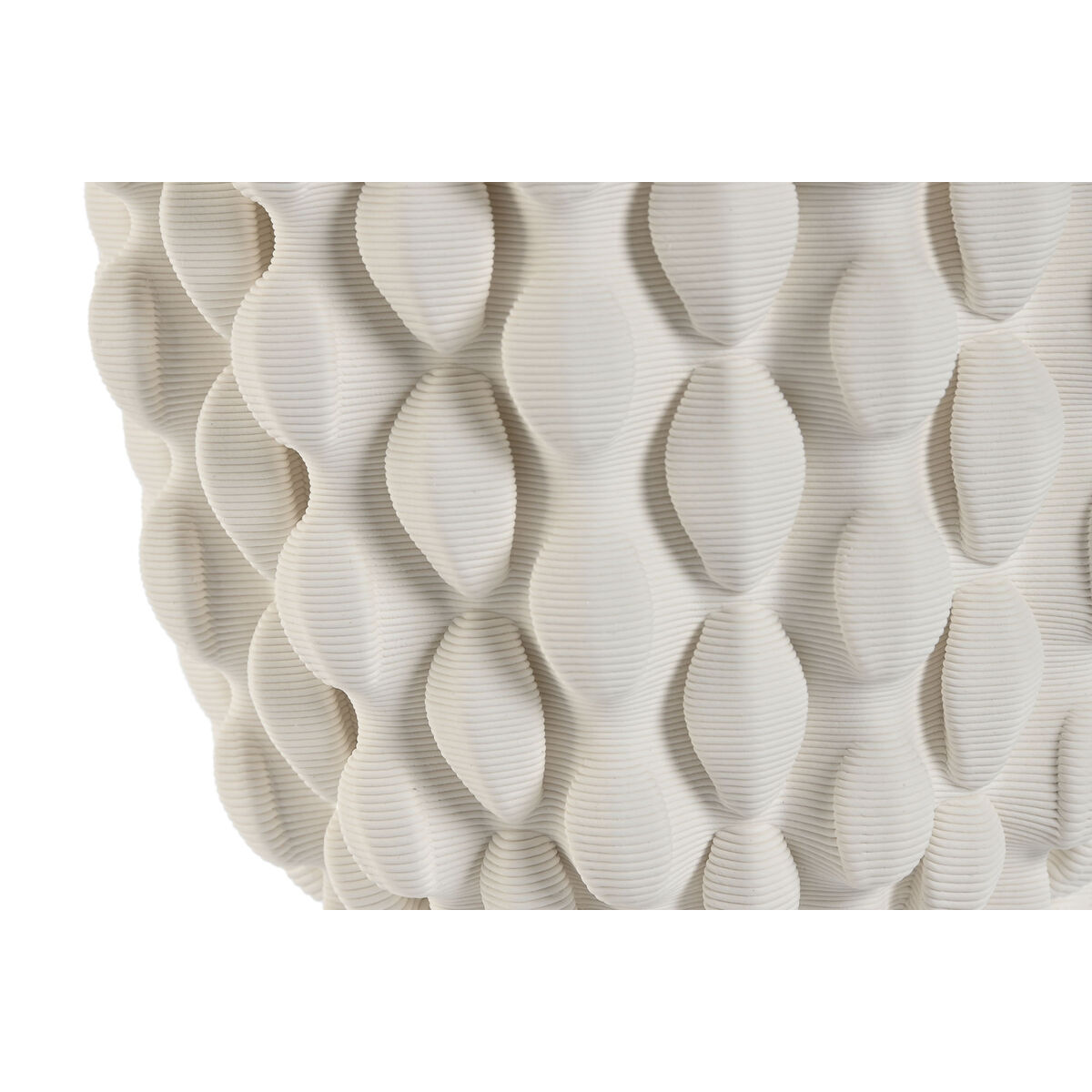Vas Home ESPRIT Vit Stengods Modern 17 X 17,5 X 28 cm - 3