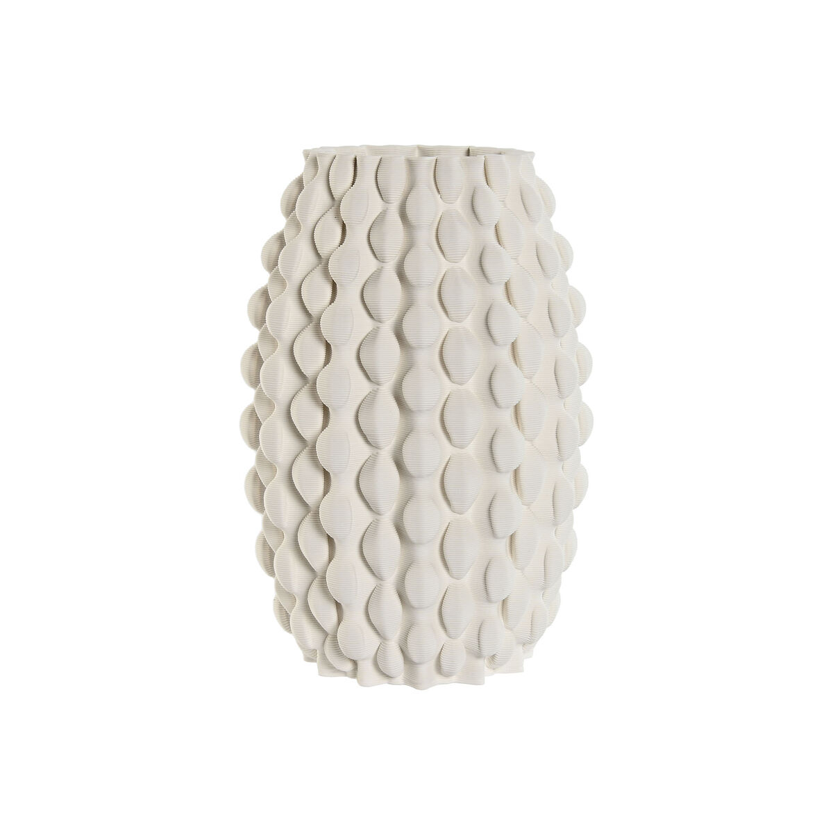 Vas Home ESPRIT Vit Stengods Modern 17 X 17,5 X 28 cm