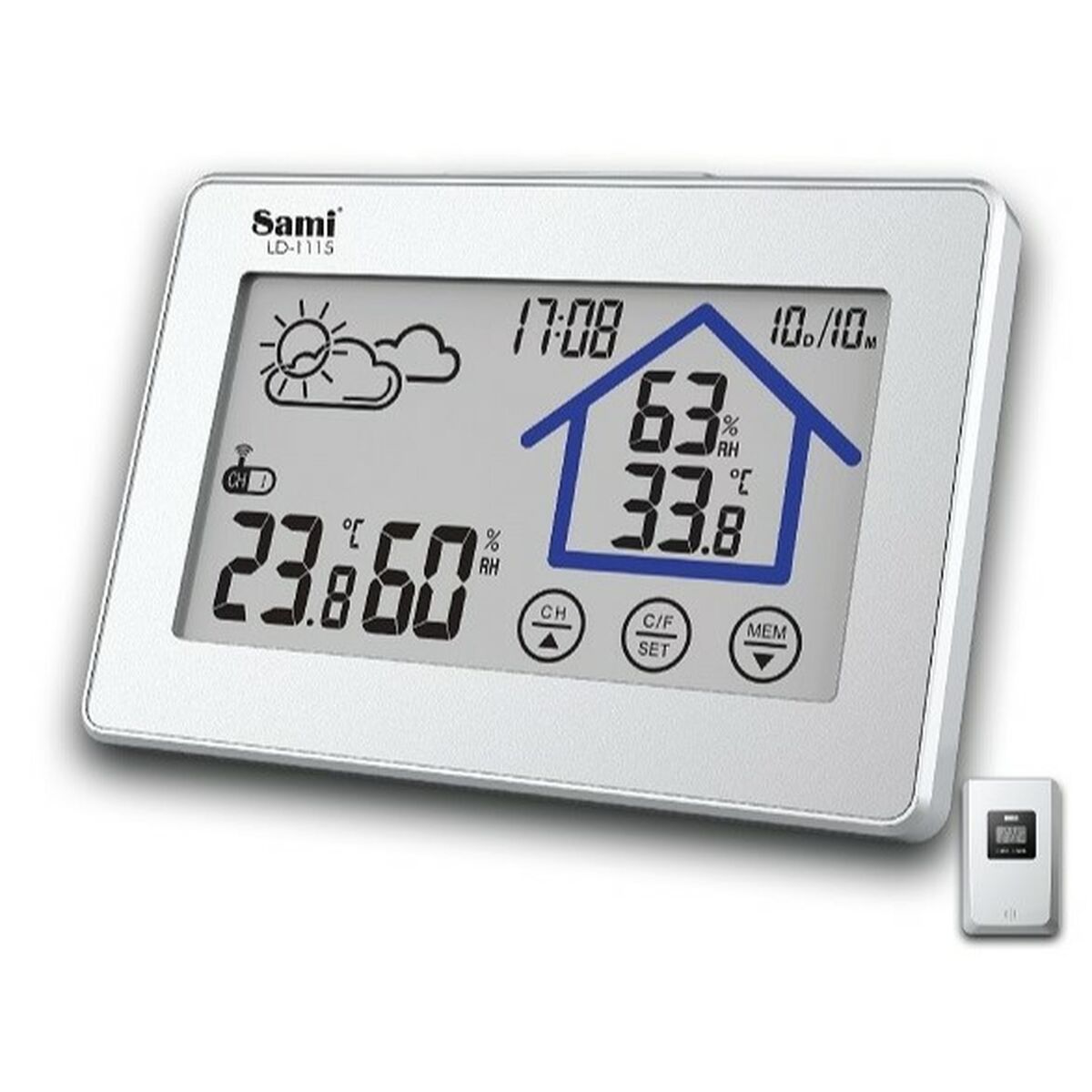Multifunktionell väderstation SAMI LD-1115