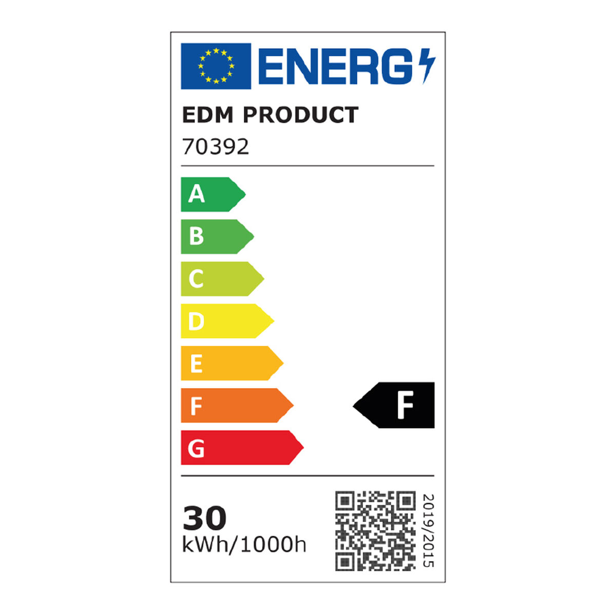 Floodlight/Projektorlampa EDM 70392 Vit F 30 W 2100 Lm (6400 K) - 5