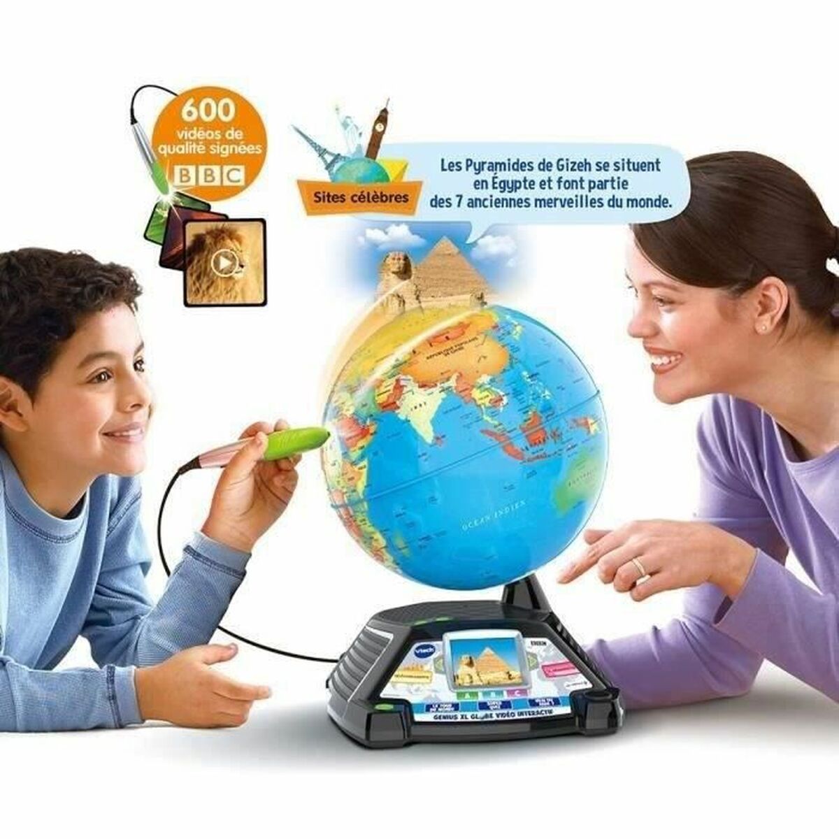 Interaktiv jordglob Vtech Genius XL Multicolour - 3