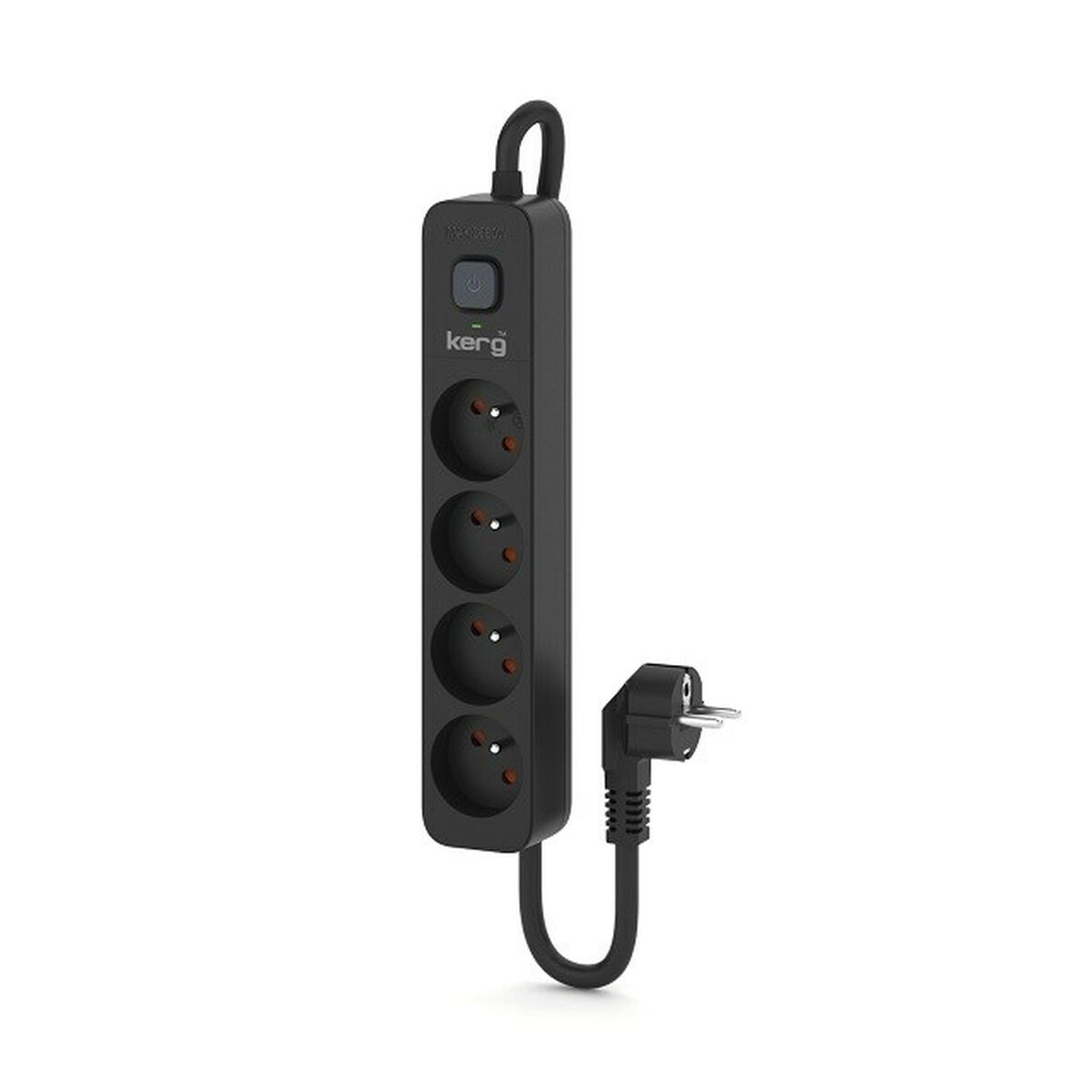 Ellist 4 Tomas-uttag med brytare Kerg M02513 (1,5 m)