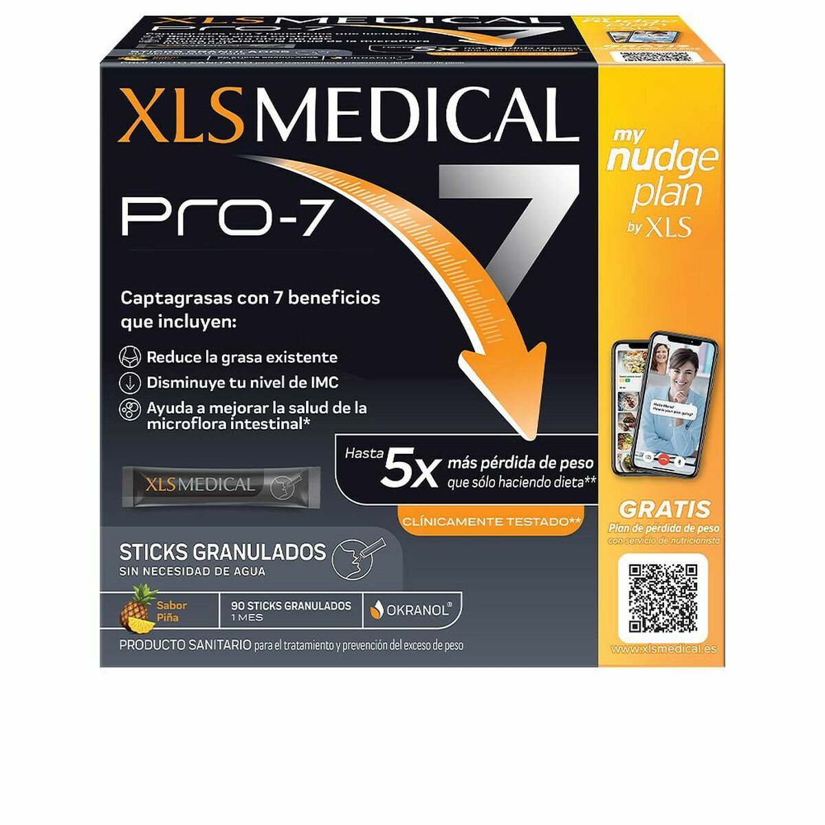 Fettförbrännande XLS Medical Pro-7 Ananas 90 antal
