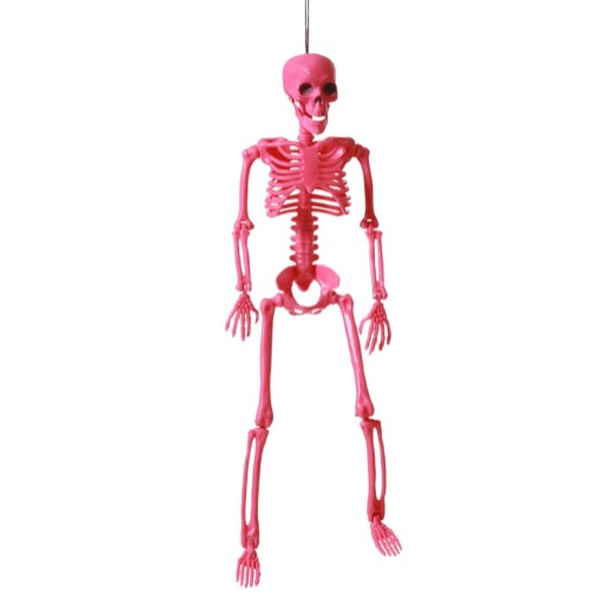 Halloweendekorationer Skelett 38 cm Rosa