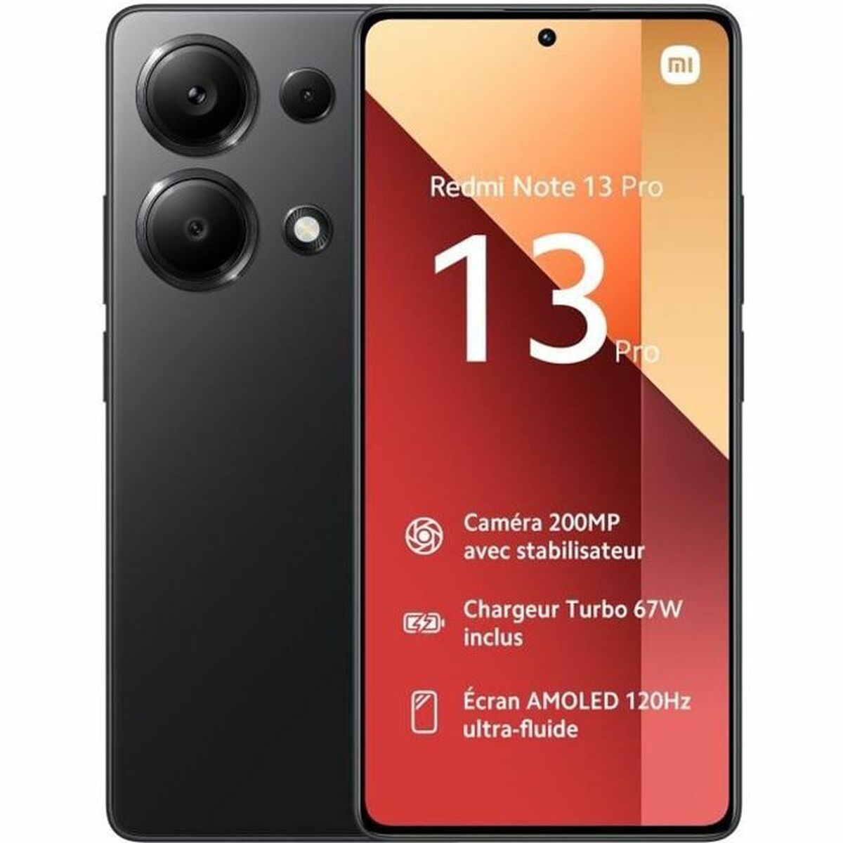 Smartphone Xiaomi Redmi Note 13 Pro 6,67" HELIO G99 ULTRA 12 GB RAM 512 GB Svart