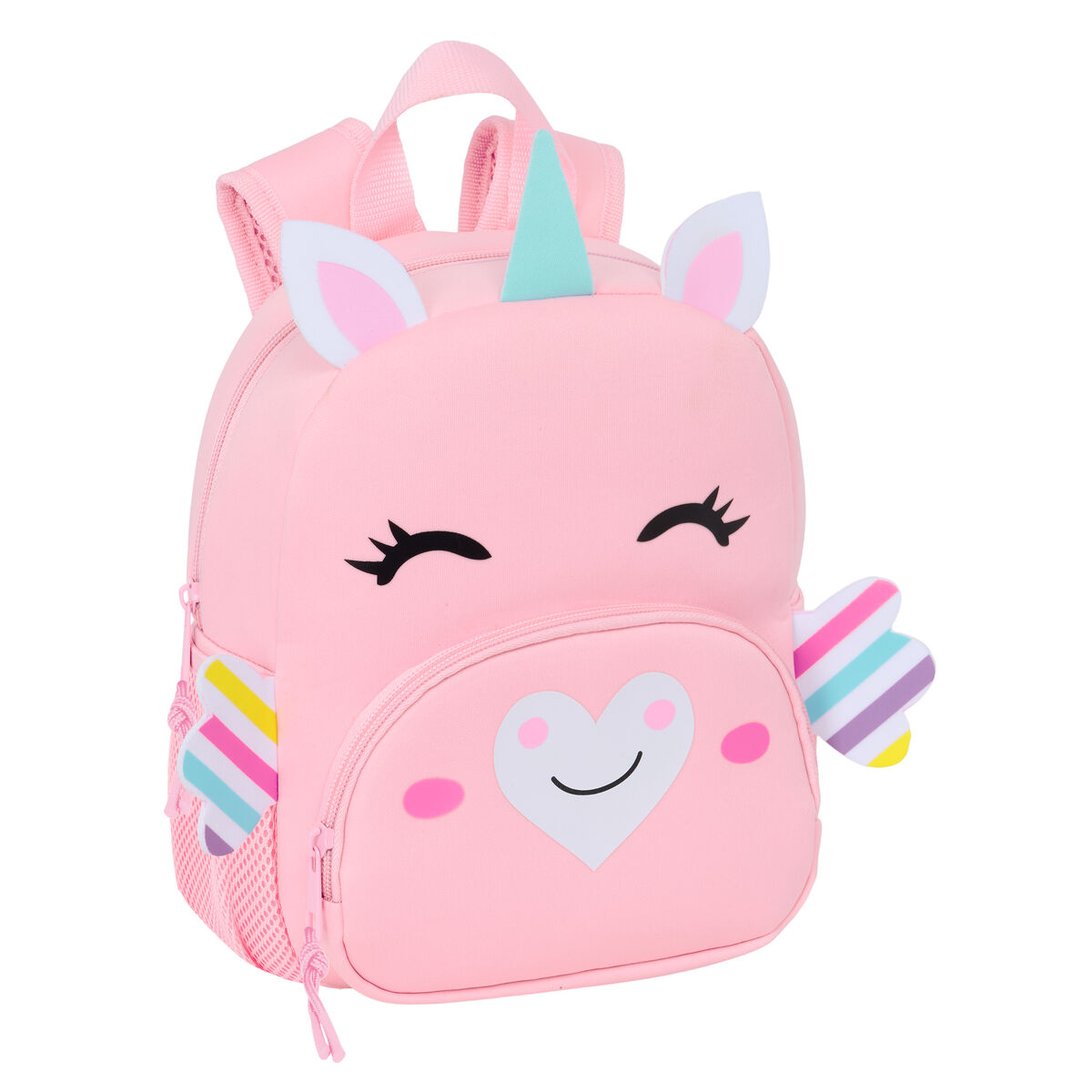 Skolryggsäck Safta Unicornio Rosa 20 x 25 x 9 cm