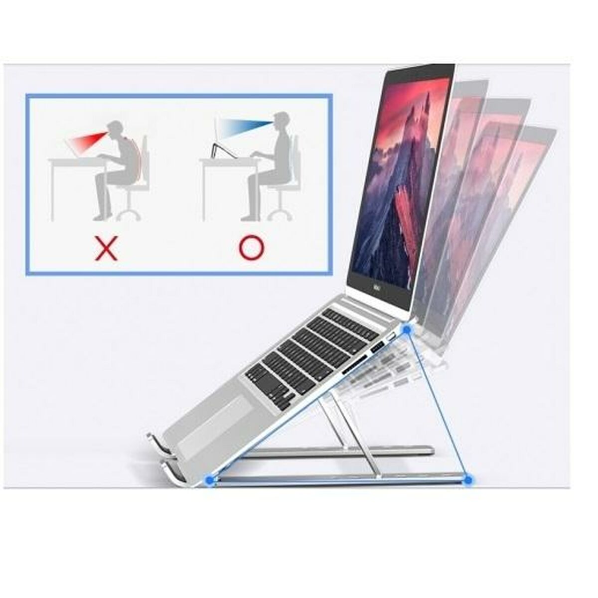 Kylplatta till laptop Conceptronic Thana Ergo F Silvrig - 10