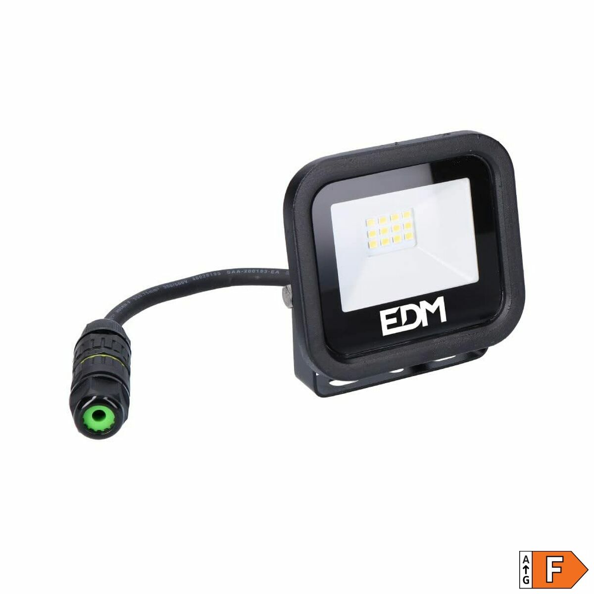 LED spotlight EDM 70400 Black Series Svart F 2100 W 10 W 800 lm 9,2 x 8,1 x 2,7 cm (6400 K) - 10