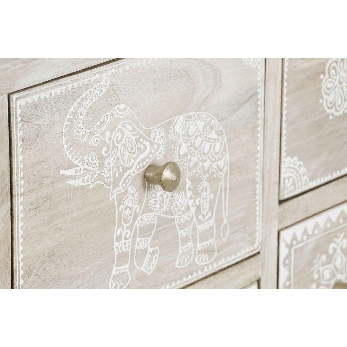 Byrå DKD Home Decor Naturell Mangoträ 61 x 33,5 x 68,5 cm - 14