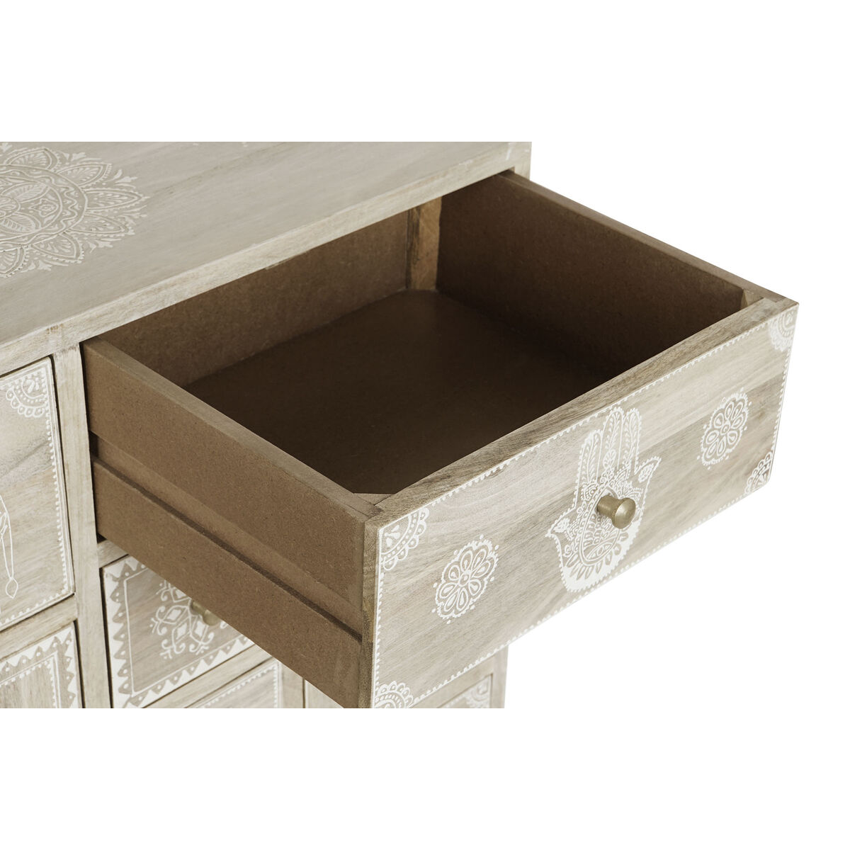 Byrå DKD Home Decor Naturell Mangoträ 61 x 33,5 x 68,5 cm - 13