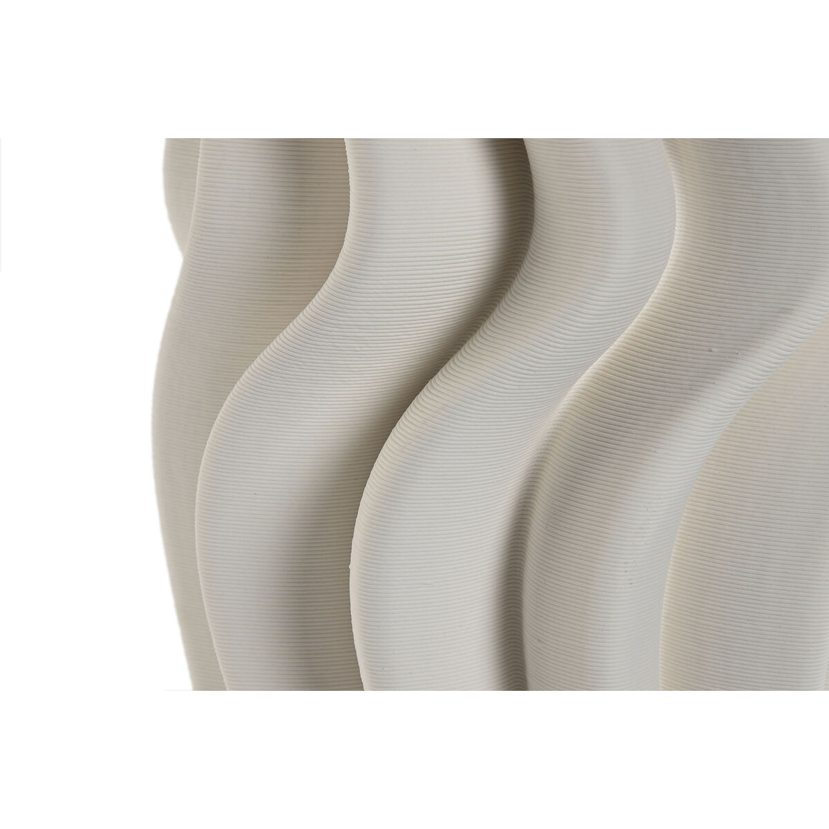 Vas Home ESPRIT Vit Stengods Modern 16 x 16 x 32 cm - 3