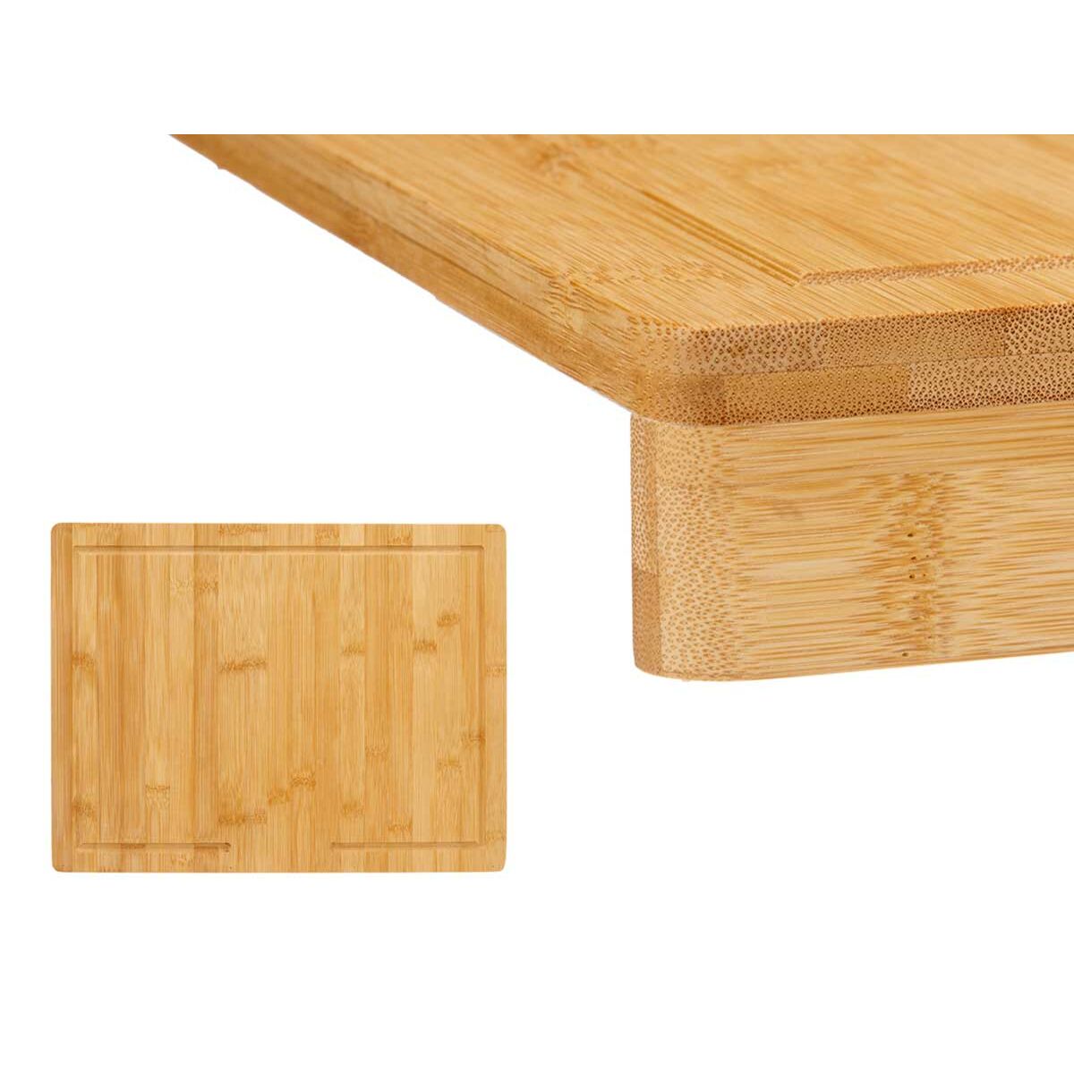 Skärbräda Brun Bambu 38,4 x 3,2 x 26,4 cm (6 antal) - 4