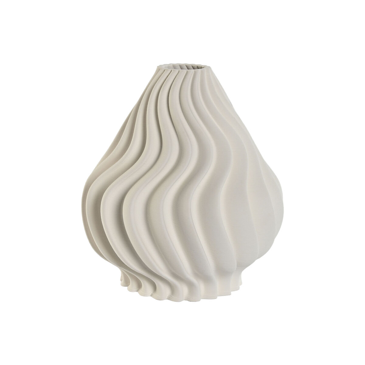 Vas Home ESPRIT Vit Stengods Modern 22 x 22 x 26 cm