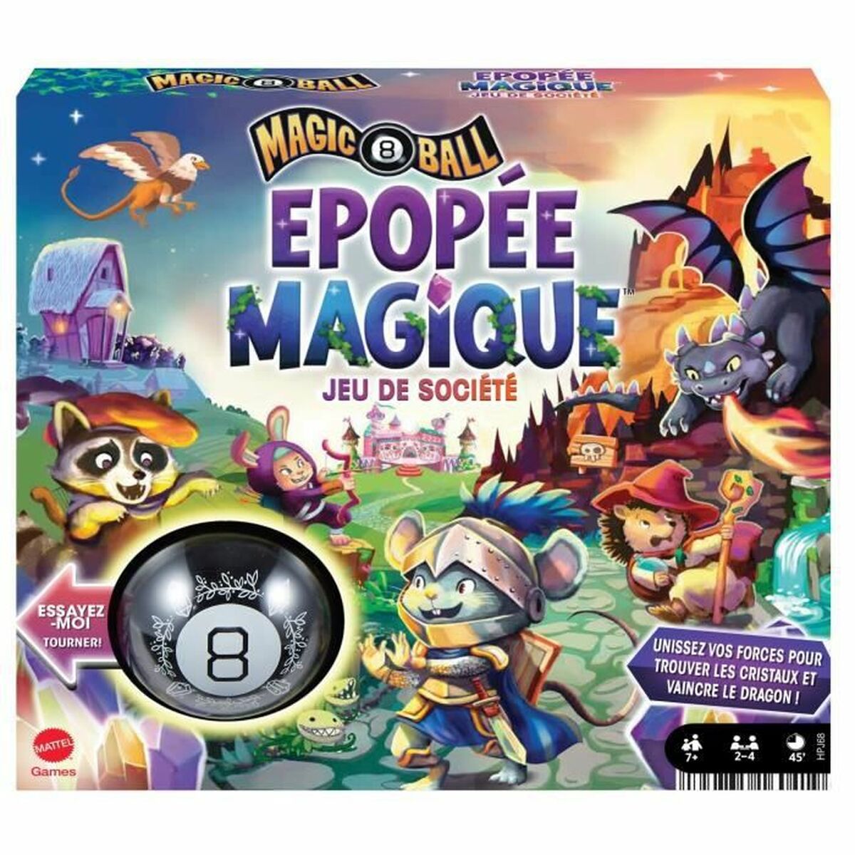 Sällskapsspel Mattel Magic 8 Ball - Epopée Magique (FR) - 2