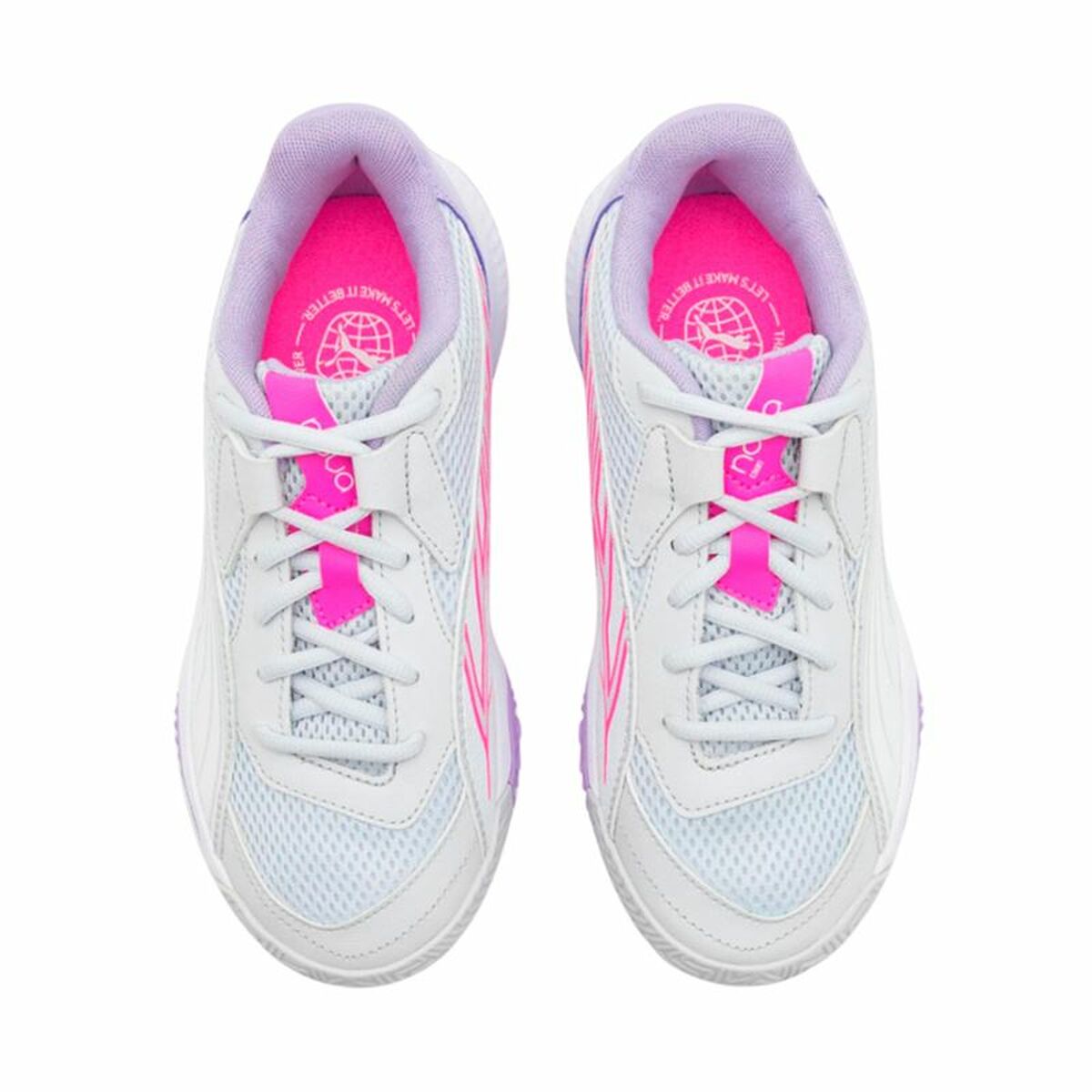 Padelskor, Vuxen Puma NOVA Court Vit Lila - 4